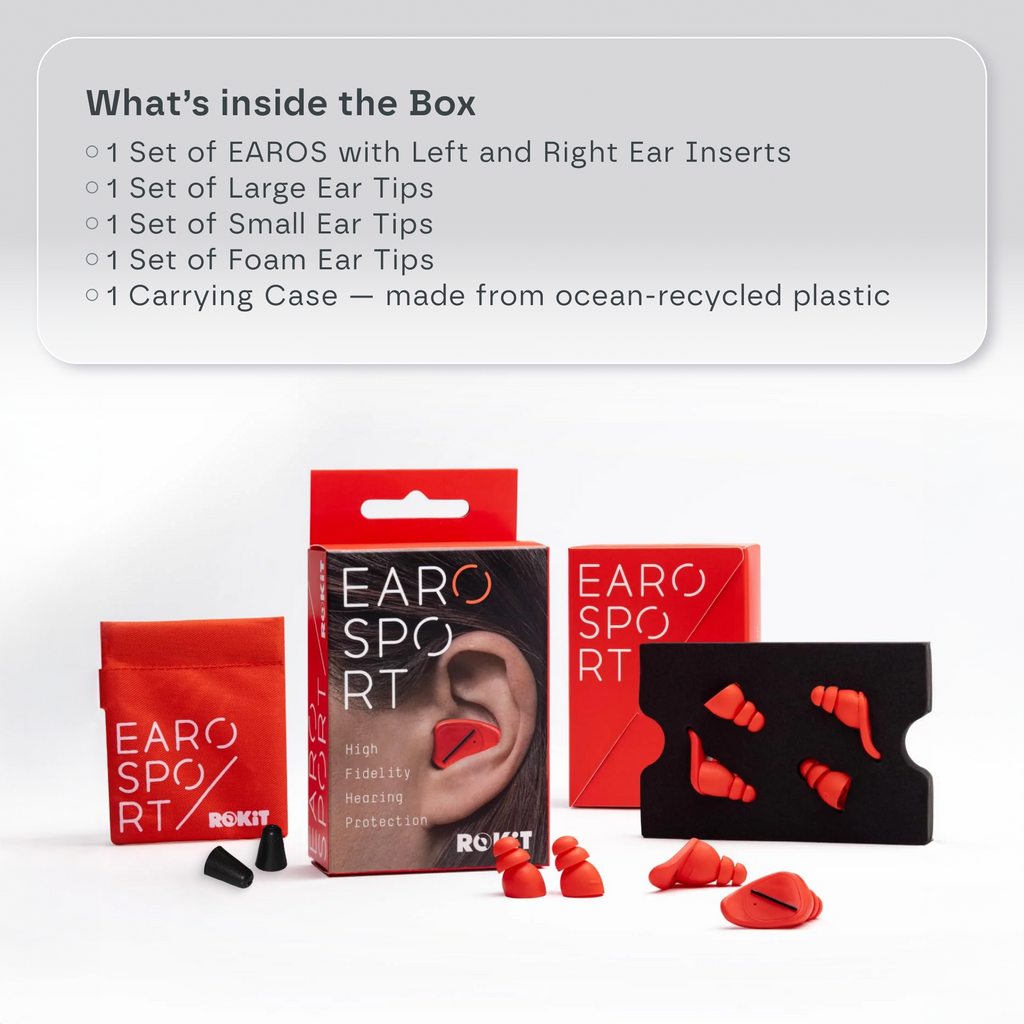 EAROS SPORT hearing protection — detail view