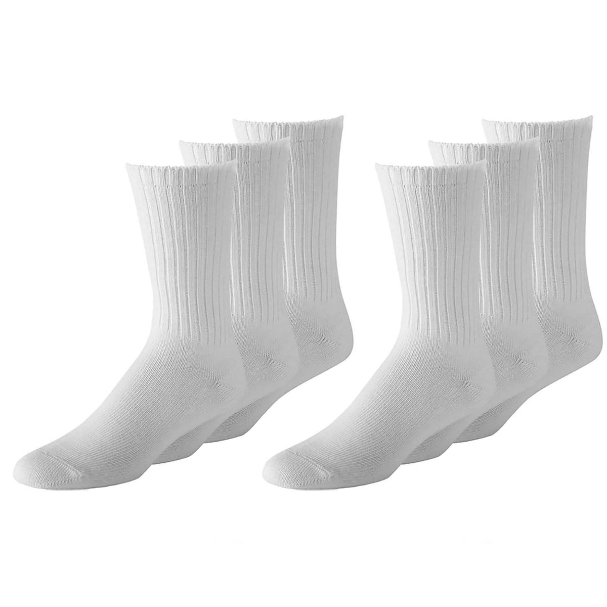 Unisex crew athletic socks 12-pack — detail view